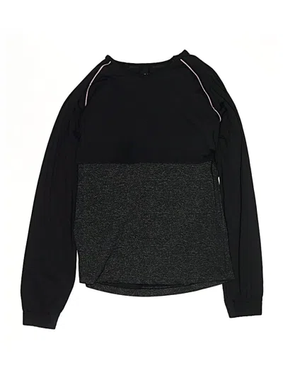 Pre-owned Zara Kids' Long Sleeve T-shirt In Black