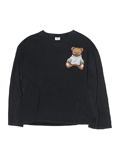 Pre-owned Zara Kids' Long Sleeve T-shirt In Black