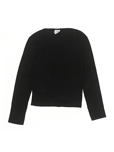 Pre-owned Zara Kids' Long Sleeve T-shirt In Black