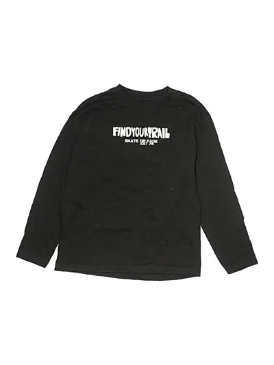 Pre-owned Zara Kids' Long Sleeve T-shirt In Black