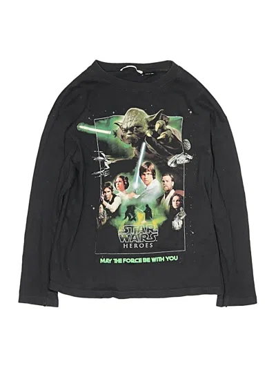Pre-owned Zara Kids' Long Sleeve T-shirt In Black