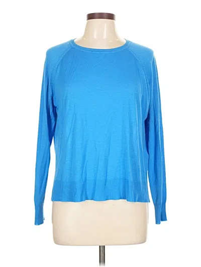 Pre-owned Zara Long Sleeve T-shirt In Blue