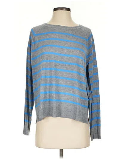 Pre-owned Zara Long Sleeve T-shirt In Blue