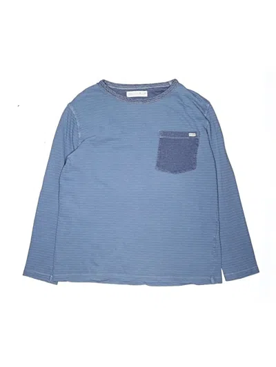 Pre-owned Zara Kids' Long Sleeve T-shirt In Blue