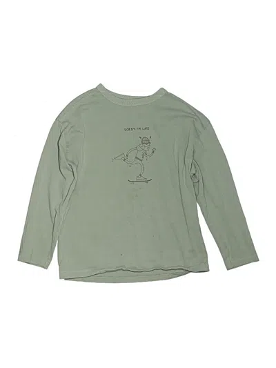 Pre-owned Zara Kids' Long Sleeve T-shirt In Brown