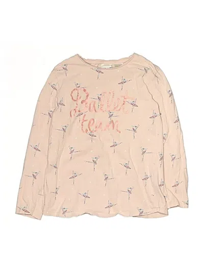 Pre-owned Zara Kids' Long Sleeve T-shirt In Brown