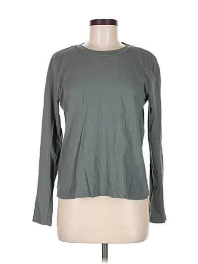 Pre-owned Zara Long Sleeve T-shirt In Gray
