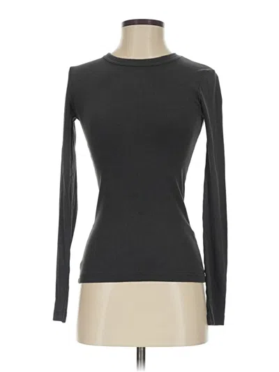 Pre-owned Zara Long Sleeve T-shirt In Gray