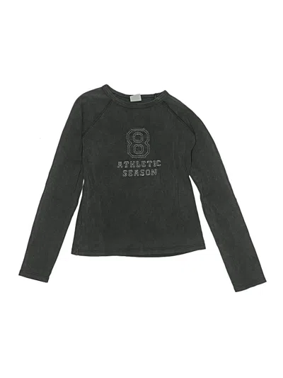 Pre-owned Zara Kids' Long Sleeve T-shirt In Gray