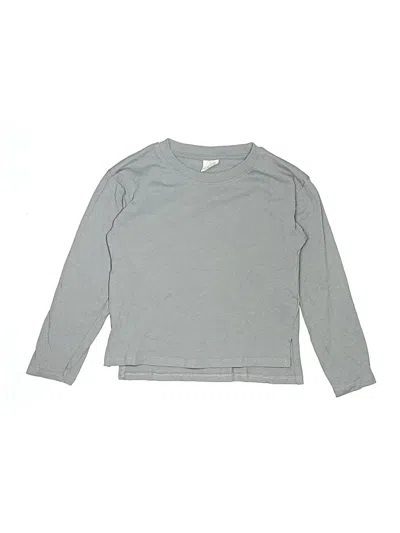 Pre-owned Zara Kids' Long Sleeve T-shirt In Gray