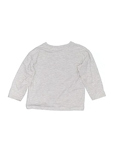Pre-owned Zara Kids' Long Sleeve T-shirt In Gray