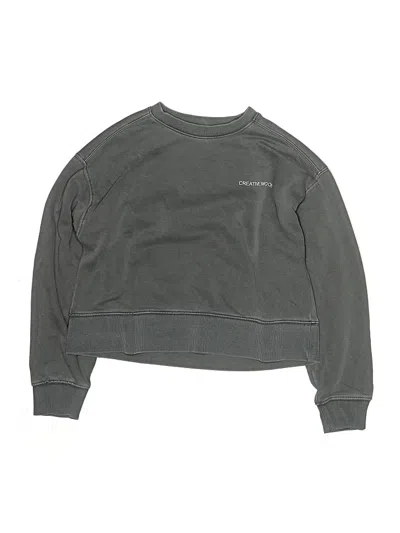 Pre-owned Zara Kids' Long Sleeve T-shirt In Gray