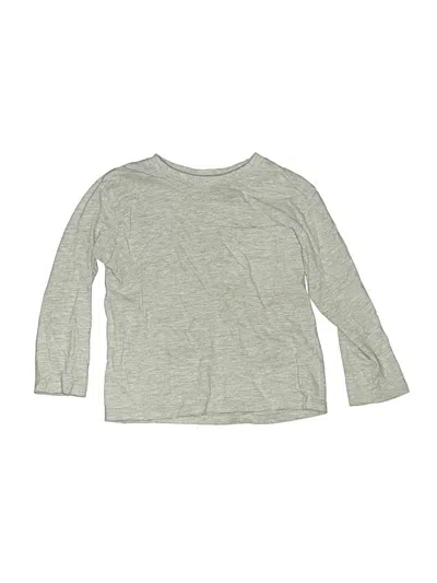 Pre-owned Zara Kids' Long Sleeve T-shirt In Gray