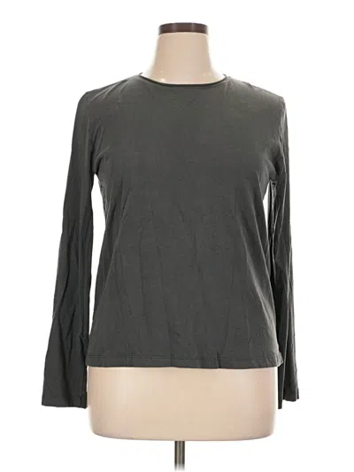 Pre-owned Zara Long Sleeve T-shirt In Gray