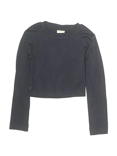 Pre-owned Zara Kids' Long Sleeve T-shirt In Gray