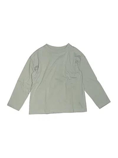 Pre-owned Zara Kids' Long Sleeve T-shirt In Green