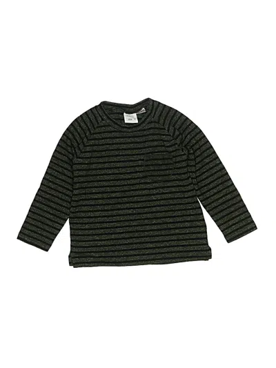 Pre-owned Zara Kids' Long Sleeve T-shirt In Green