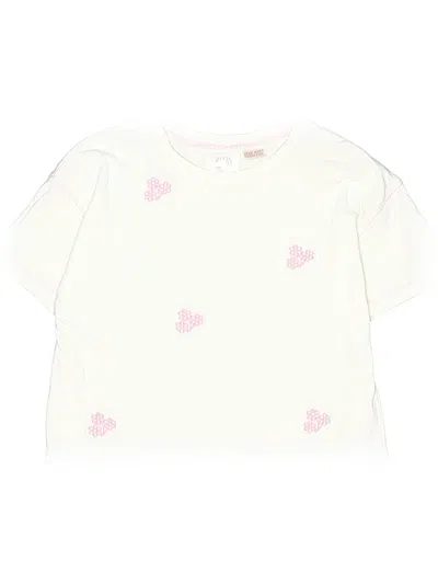 Pre-owned Zara Kids' Long Sleeve T-shirt In Ivory