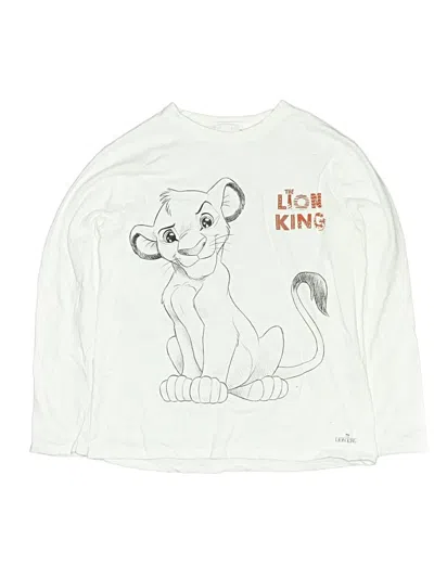 Pre-owned Zara Kids' Long Sleeve T-shirt In Ivory