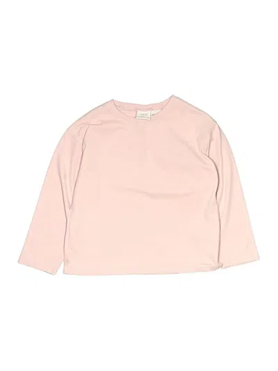 Pre-owned Zara Kids' Long Sleeve T-shirt In Pink
