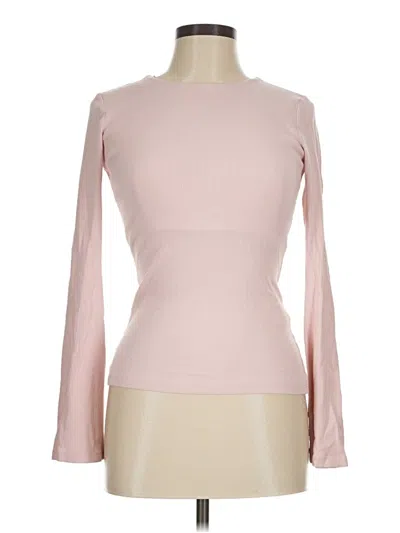 Pre-owned Zara Long Sleeve T-shirt In Pink
