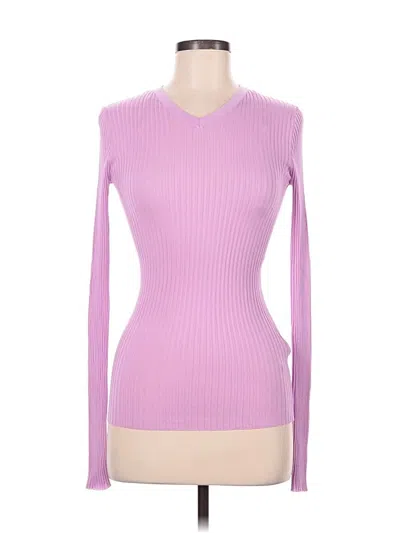 Zara Long Sleeve T-shirt In Pink