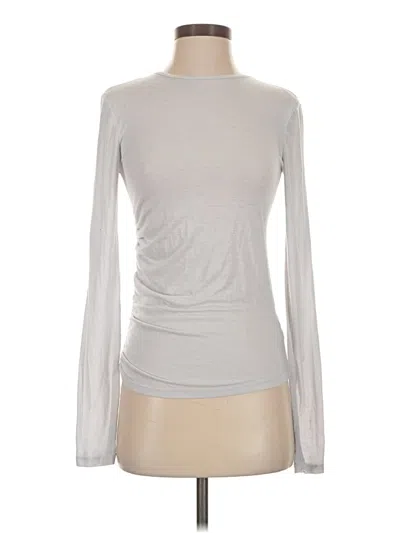 Pre-owned Zara Long Sleeve T-shirt In Silver