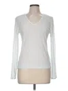 Zara Long Sleeve T-shirt In Silver