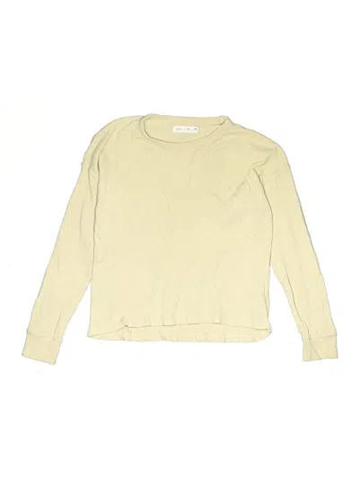 Pre-owned Zara Kids' Long Sleeve T-shirt In Tan
