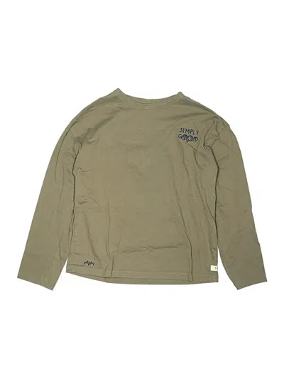 Pre-owned Zara Kids' Long Sleeve T-shirt In Tan
