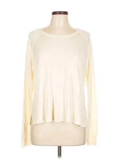 Pre-owned Zara Long Sleeve T-shirt In White