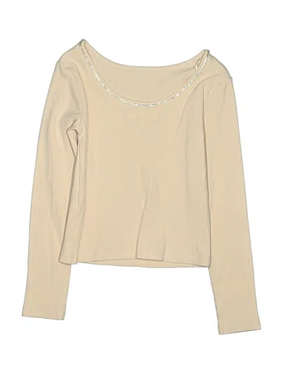 Pre-owned Zara Kids' Long Sleeve T-shirt In White