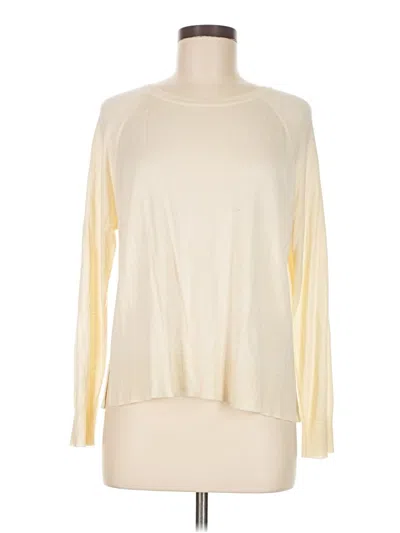 Pre-owned Zara Long Sleeve T-shirt In White