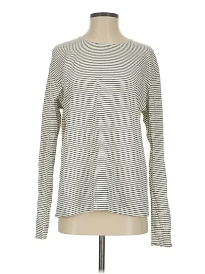 Pre-owned Zara Long Sleeve T-shirt In White