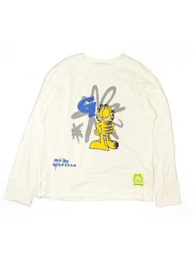 Pre-owned Zara Kids' Long Sleeve T-shirt In White