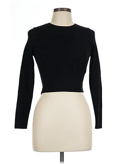 Pre-owned Zara Long Sleeve Turtleneck In Black