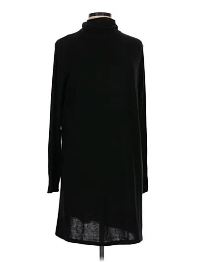 Pre-owned Zara Long Sleeve Turtleneck In Black