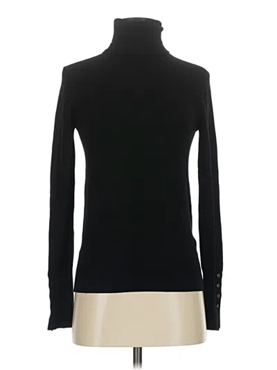 Pre-owned Zara Long Sleeve Turtleneck In Black