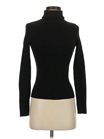 Pre-owned Zara Long Sleeve Turtleneck In Black