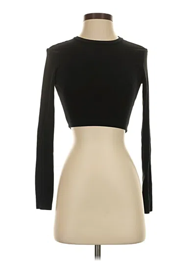 Pre-owned Zara Long Sleeve Turtleneck In Black