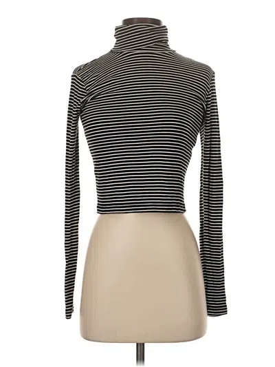 Pre-owned Zara Long Sleeve Turtleneck In Brown