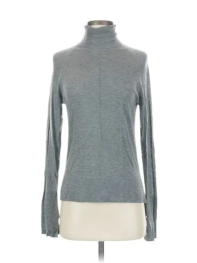 Pre-owned Zara Long Sleeve Turtleneck In Gray