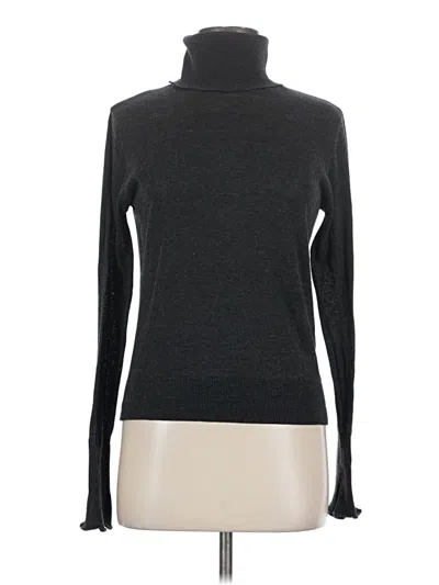 Pre-owned Zara Long Sleeve Turtleneck In Gray