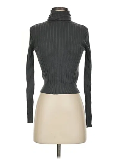 Zara Long Sleeve Turtleneck In Black