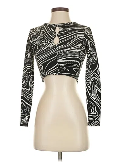 Pre-owned Zara Long Sleeve Turtleneck In Silver