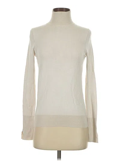 Pre-owned Zara Long Sleeve Turtleneck In White