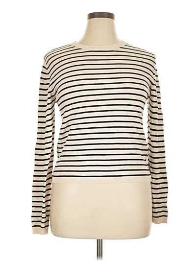 Pre-owned Zara Long Sleeve Turtleneck In White