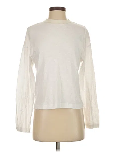 Pre-owned Zara Long Sleeve Turtleneck In White