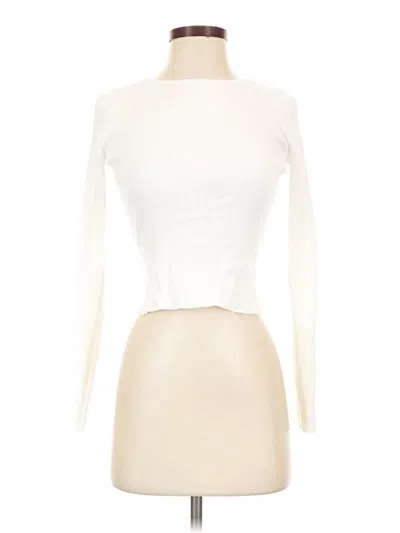 Zara Long Sleeve Turtleneck In White