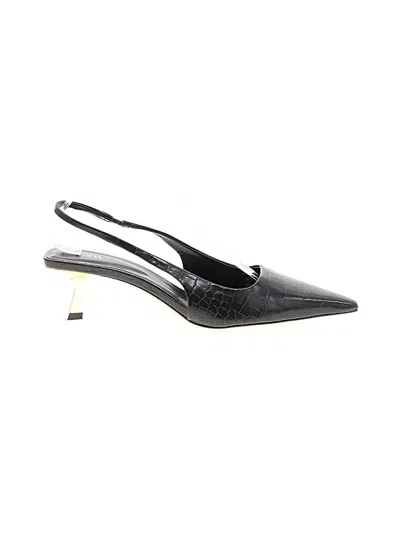 Pre-owned Zara Mule/clog In Black